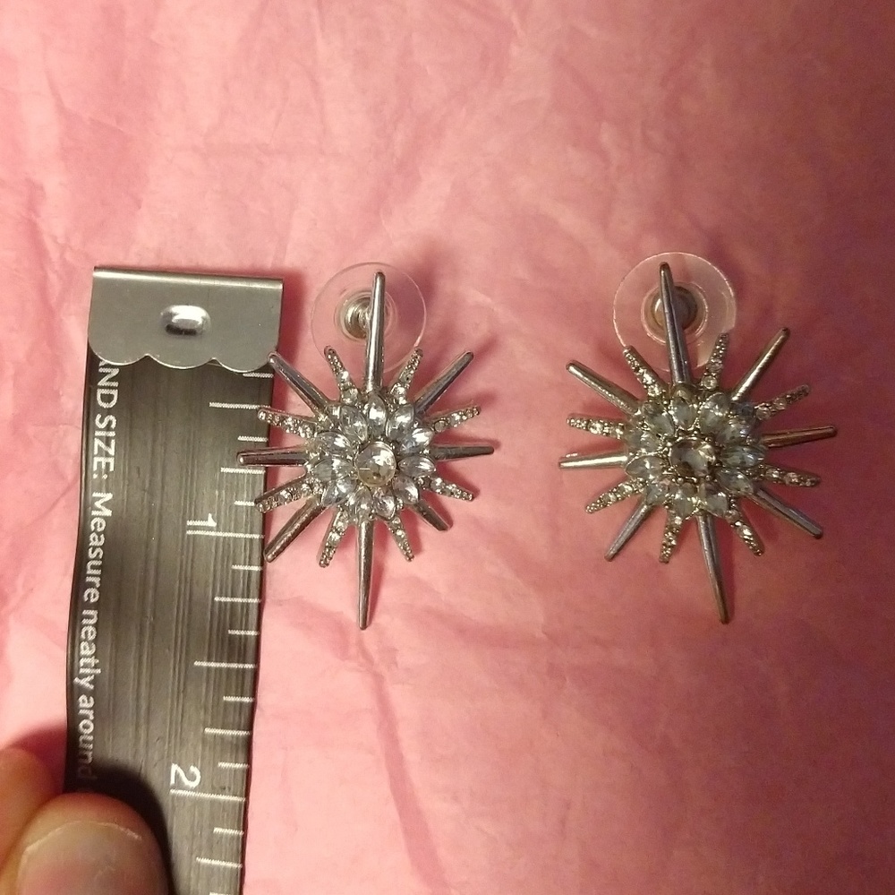 Starburst post earrings - Picture 4 of 7